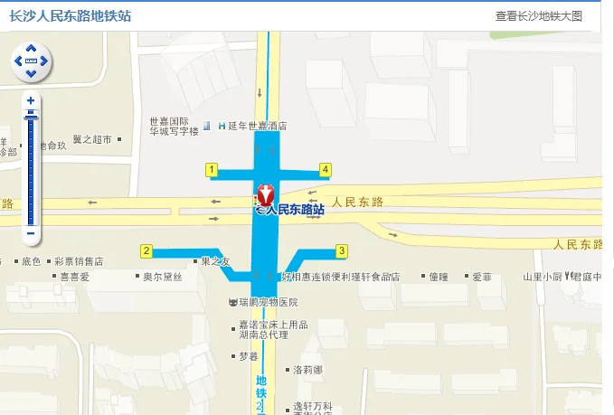 上海地铁2号线中山公园站各个出口有什么(地铁2号线出口乐和城)1