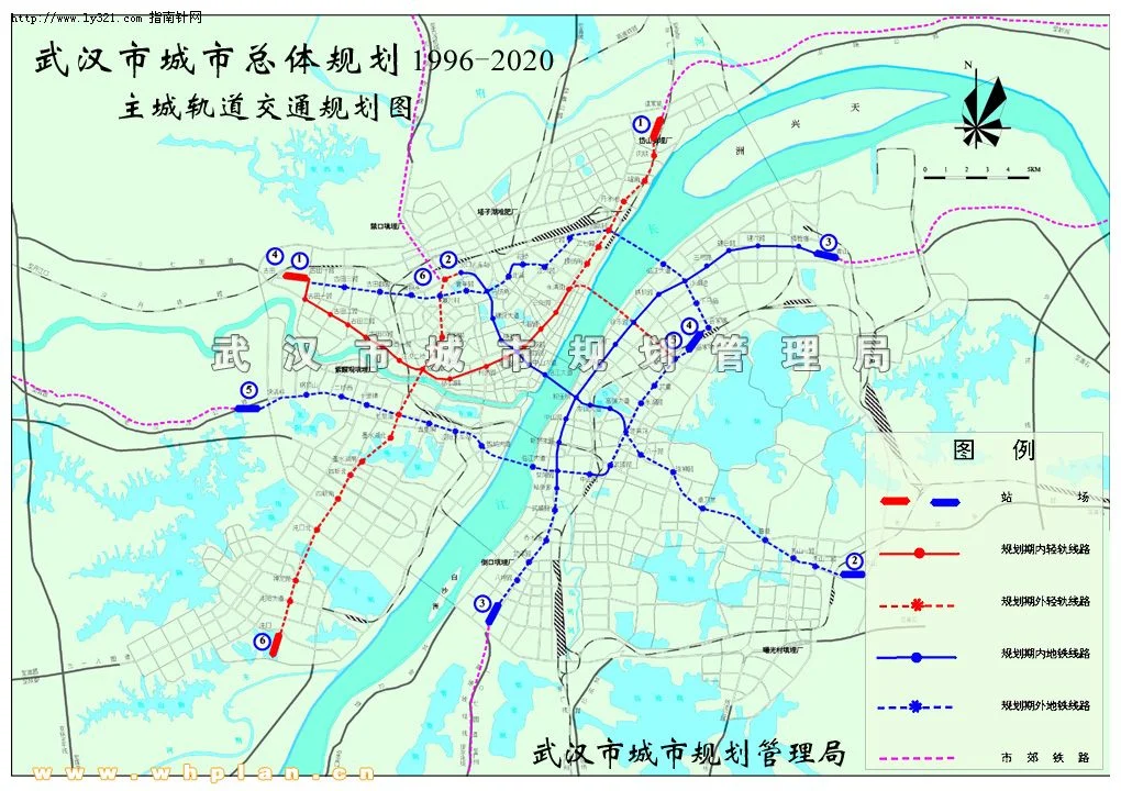 武汉地铁线路图(武汉城市轨道交通图)6