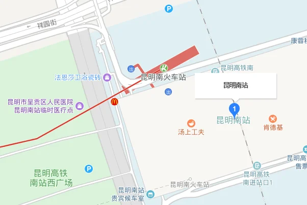 昆明高铁站在什么地方（昆明高铁呈贡）4