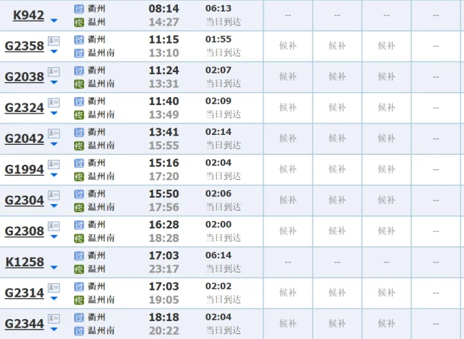 衢州到温州的动车要经过哪些站(衢州到龙游高铁)3