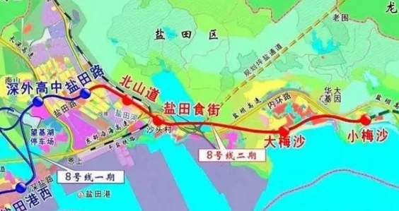 深圳地铁8号线站点一览表(深圳地铁8号线开通没)3