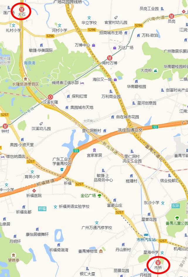 请问广州番禺市桥地铁站(桥兴大道)旁边的钻汇中心停车场(钻汇广场或百越广场附近)可停摩托车吗要收费吗（市桥地铁站a停车场收费）