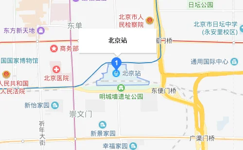 北京几个火车站 各在什么位置（铁路朝北）