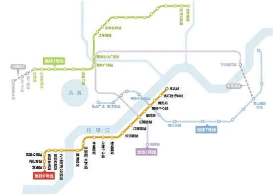 杭州地铁6号线到富阳吗（杭州地铁6号线换站点）8