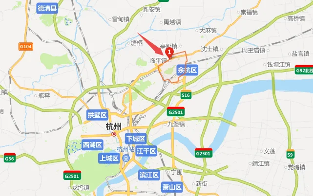 杭州高铁余杭站具体位置（临平地铁南苑街是啥出口）