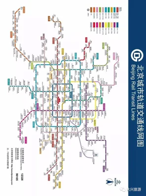 北京地铁线路图(北京地铁交叉图)2