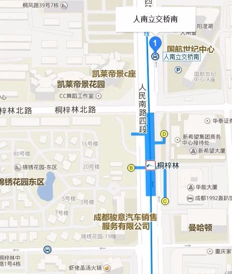 成都地铁2号线 有哪些站点是在地面上的也就是地铁线高架（成都立交桥地铁口）
