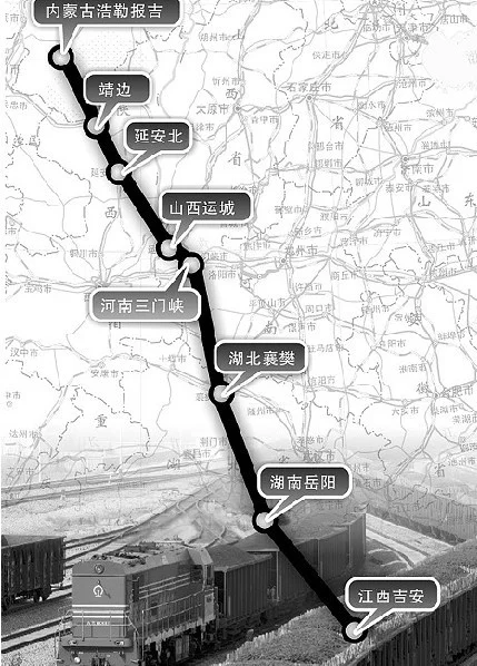 蒙西铁路的走向（蒙西华中铁路最新消息）