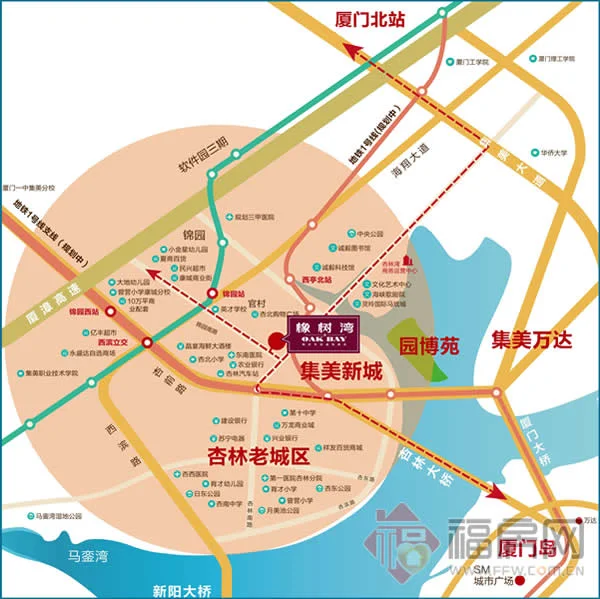 离华润橡树湾最近的地铁站(厦门橡树湾地铁站)1