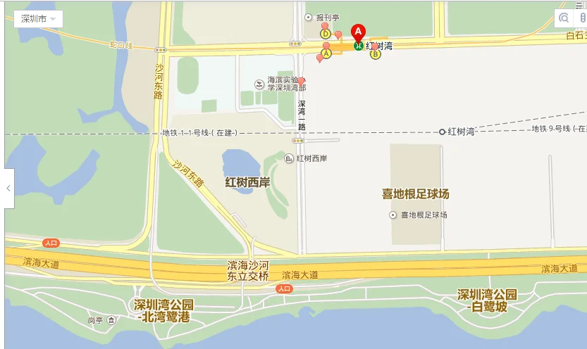 如何坐地铁去深圳湾口岸（深圳湾海滨栈道地铁）2