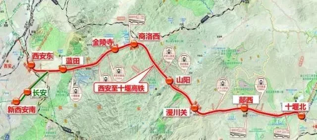 西延高铁途径洛川那个村(西延高铁站点地图)2
