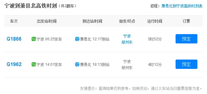 宁波到萧县高铁列车表（沿淮高铁最新消息）