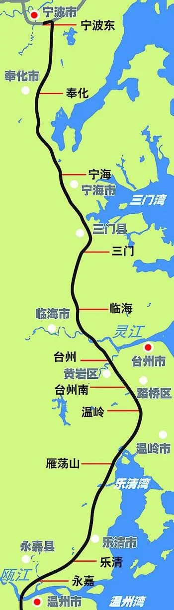 甬台温铁路是指哪里到哪里（新甬台温铁路）
