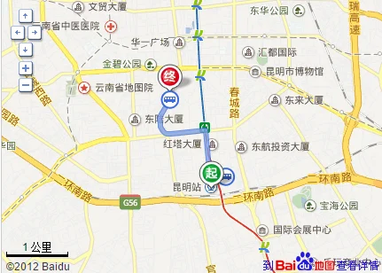 到红会医院坐地铁应该到哪个站下（昆明火车站到昆明红十字会医院地铁）1