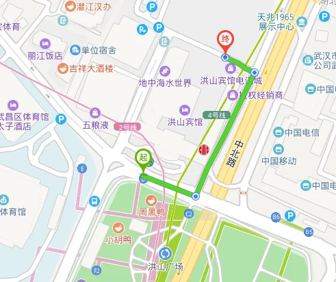 武汉洪山广场在地铁中南路要从哪个出口出去（洪山广场湖北科教大厦地铁口）2
