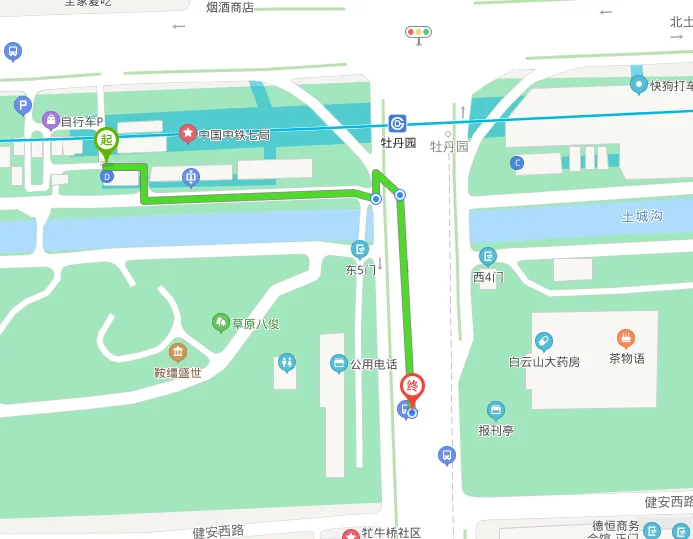 北京地铁19号线的线路定位(19号地铁牡丹园站进出口设在那)