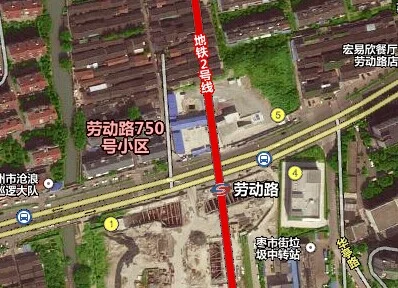 苏州地铁一、二号线各有几站(苏州2号线地铁出口)3