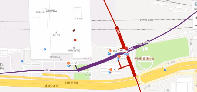 天津站地铁哪个口出离得天津站进站口近（地铁六号线去天津宾馆哪个口出站）3