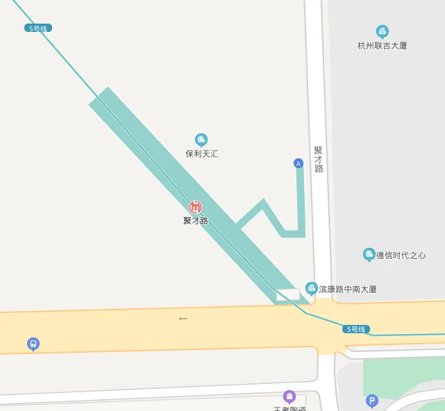 杭州5号线地铁有A口和B口有什么不一样（杭州地铁五常站a口在哪）3