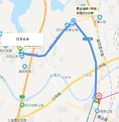 武汉轻轨一号线途径哪些站台（堤角幸福湾地铁站）2