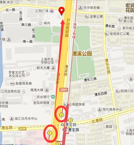 从徐家汇地铁站哪个出口出来（漕溪路地铁站出口）