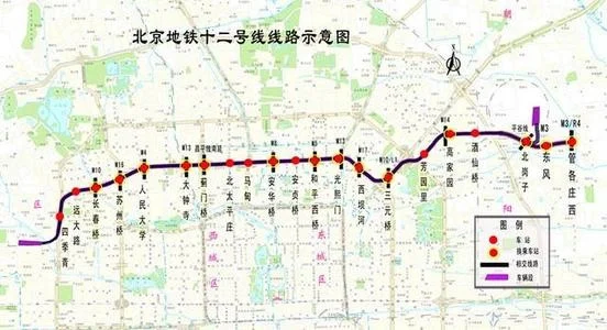 北京地铁5号线线路图（北京地铁5号线绕行）1