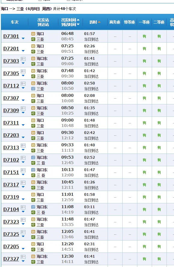 想问问从海口东到三亚的高铁是不是停运了点进12306提示列车调图暂停发售那里可以买票（海口到三亚高铁停运）1