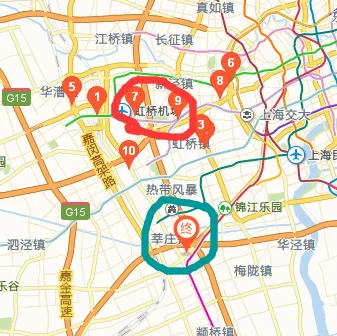 上海虹桥火车站地铁到闵行开发区怎么走（上海虹口到闵行地铁站）