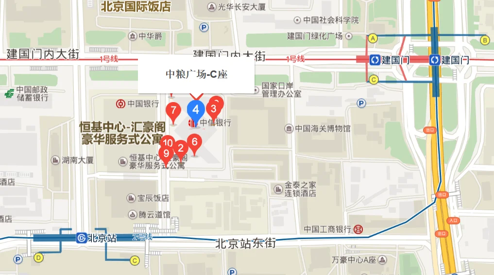 中粮广场购物中心坐地铁怎么去（中粮广场b座地铁）