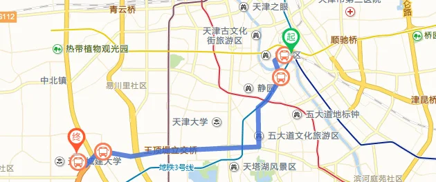 天津王顶堤万隆大胡同怎么坐地铁去（王顶堤地铁站一中心）2