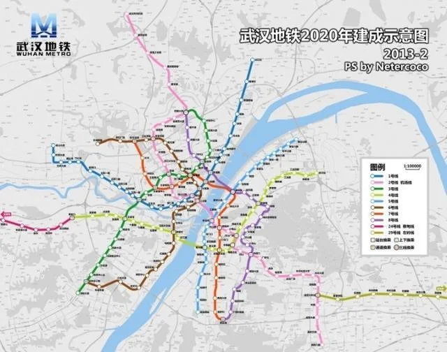 2020年武汉地铁规划是什么(2020年武汉完工地铁线)3