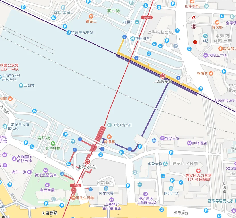 乘地铁4号线在上海火车站哪个出口出来比较近(上海地铁4号线在哪个火车站)3
