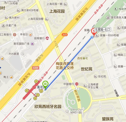 上海22号线地铁线路图（龙里地铁站）2
