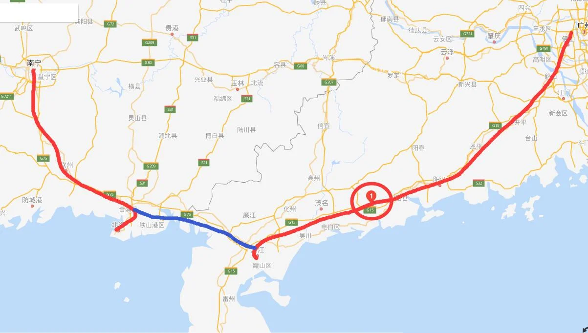 为什么湛江西站是隶属于广铁集团而湛江站（南站）是隶属南宁铁路局（南宁至湛江高铁）