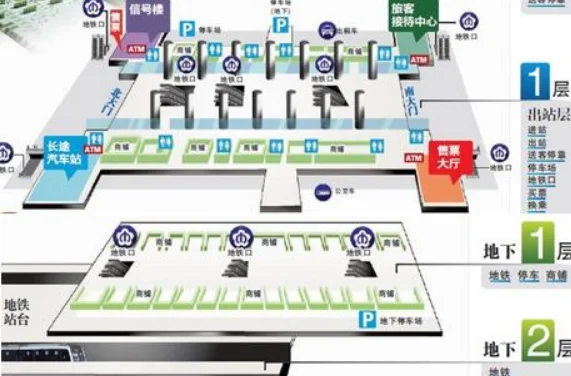 求南京地铁站厅结构图（南京地铁站大厅内部整体结构图）4