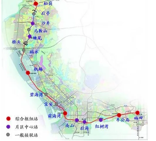 深圳地铁线路图（龙岗地铁线路图站点）