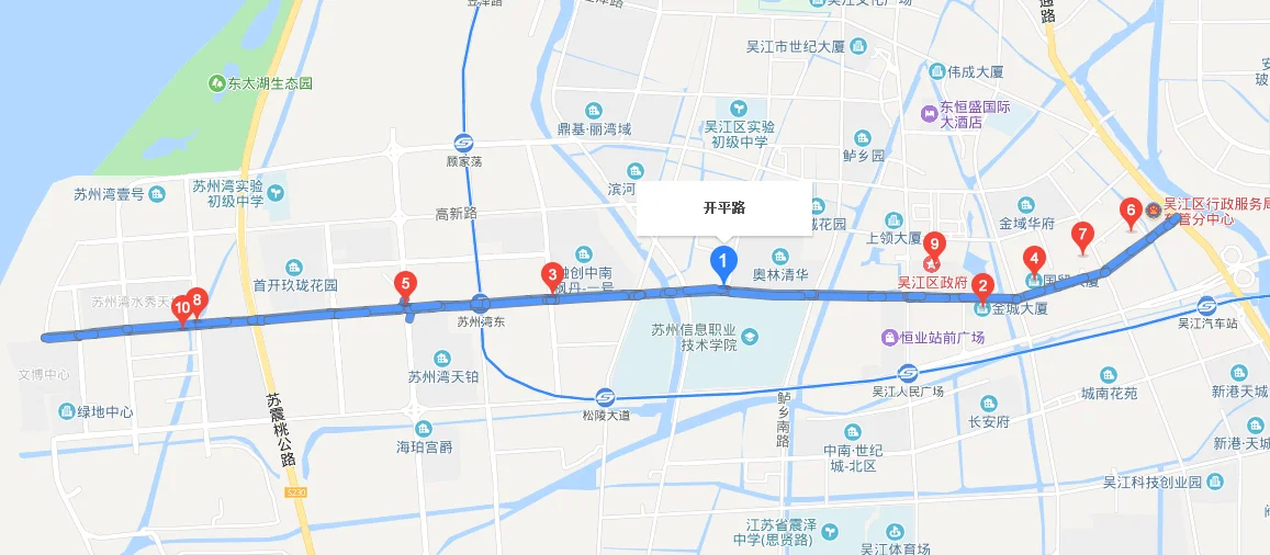坐吴江地铁4号线哪站下车有玩的景点（吴江地铁站分布图）