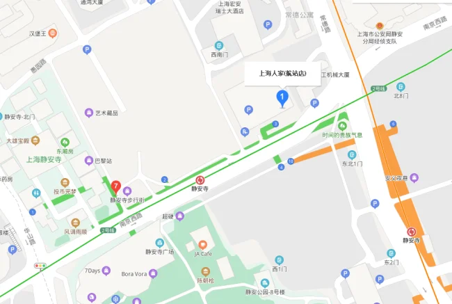 上海地铁人民广场站各个出口对应的路是什么(地铁12号线南京西路出口分布)4