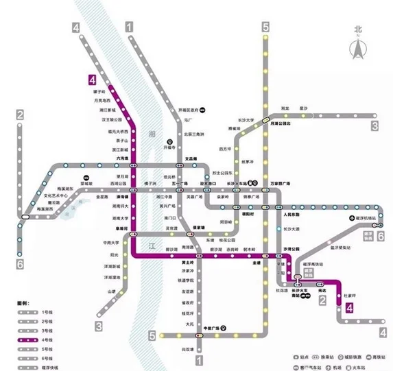 长沙南到长沙站地铁要多久(长沙地铁4号线要坐多久时间)2