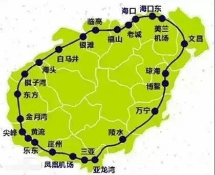 昆山未来地铁规划图（海南未来轨道交通规划图）