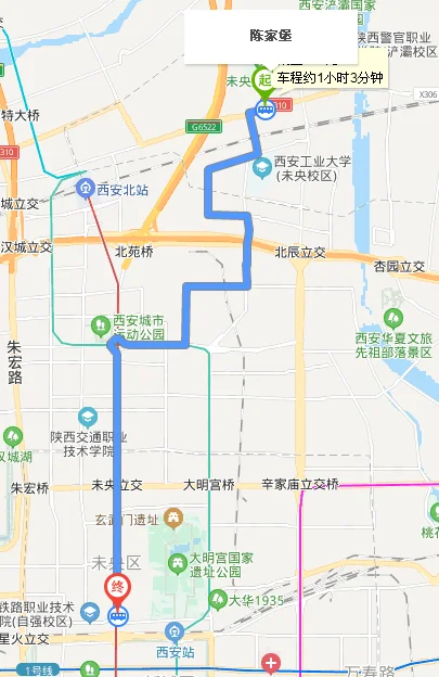西安地铁地图（西安地铁陈家堡站）2