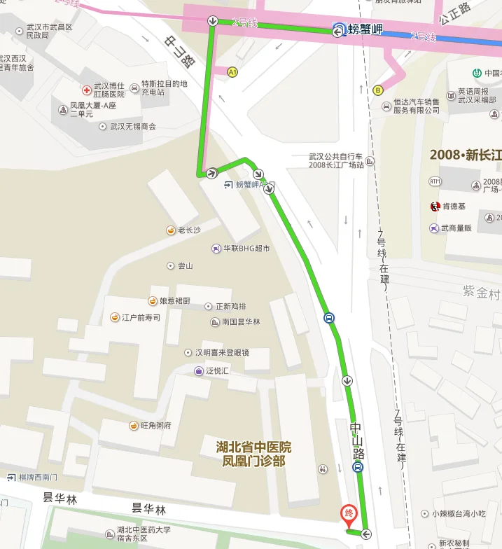 武汉昙华林坐地铁到螃蟹岬哪个出口近（昙华林在哪个地铁出口）1