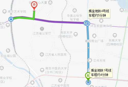 谁知道南京新街口大洋百货后面的金鹰大酒店坐地铁2号线怎么走我自己百度了地图但我不知道选哪个终点（南京2号线地铁站附近的酒店）2