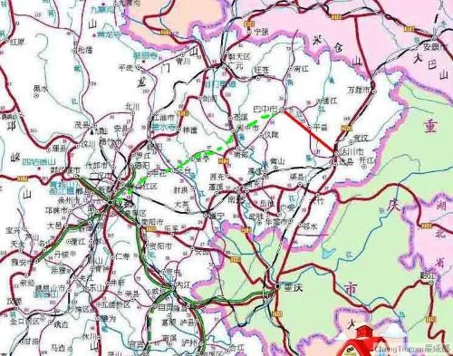 巴达铁路的铁路规划（未来平昌铁路规划图）