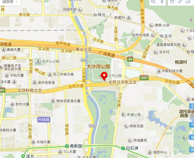 深圳地铁二号线（深圳大沙河公园地铁）