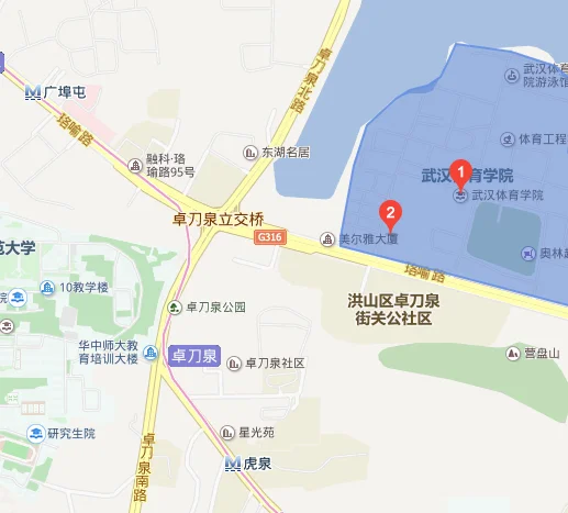 武汉体育学院怎么坐地铁去武汉站（地铁2号虎泉到武汉体育学院）