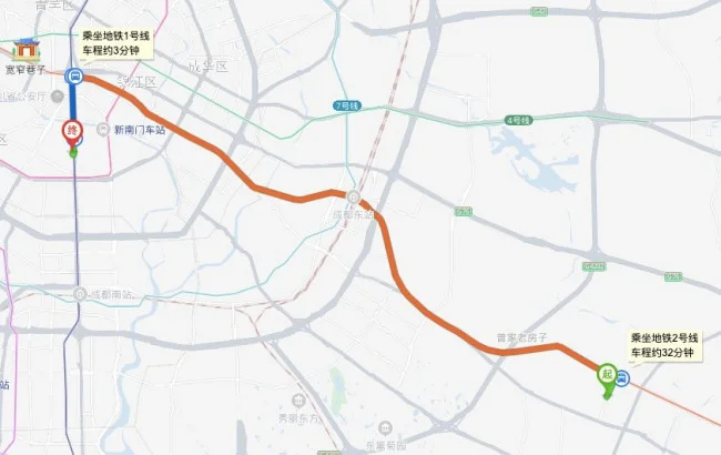 离成都华西医院最近的地铁站入口在哪儿步行该怎么走（成都市二院到华西医院地铁口）2