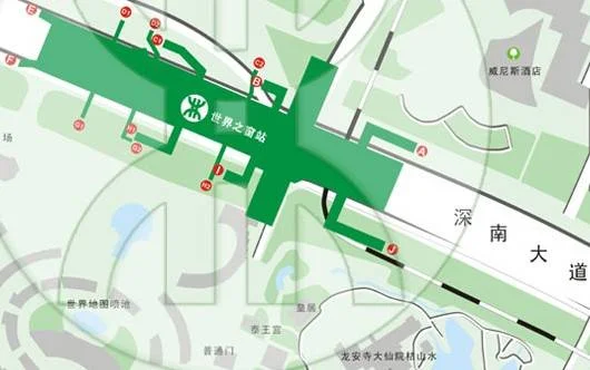 世界之窗欧洲小镇风情街在地铁哪个出口(世界之窗地铁a出口在哪)