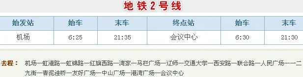 大连地铁2号线早班火车站到机场(大连机场坐二号地铁)1