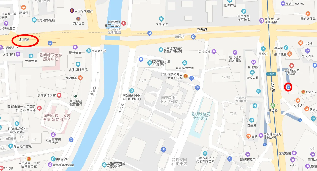 昆明地铁2号线的地铁优势（塘子巷地铁出口旁嘉华）
